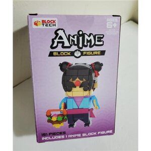 Block Tech Anime Figure Kung Fu Martial Arts Master Lady Flower Building Set